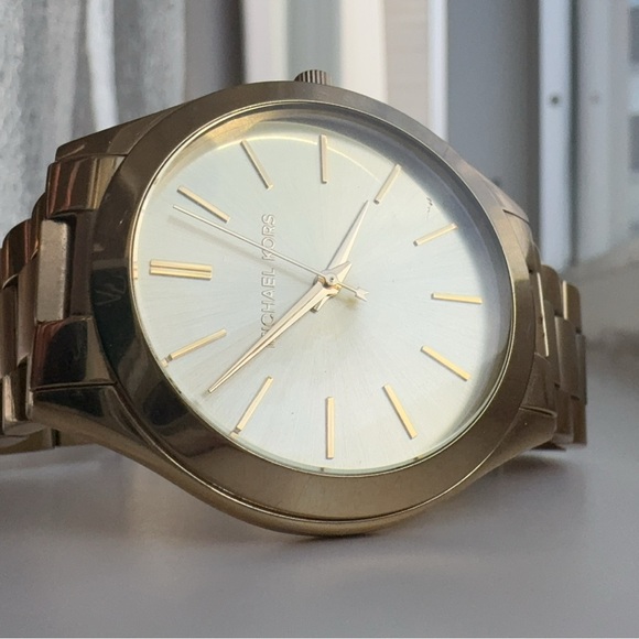 Slim Runway Gold-Tone Stainless Steel Watch - Picture 11 of 14